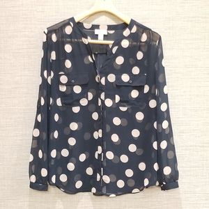Loft Polka Dot Blouse